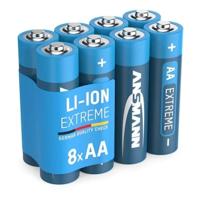 Imagen de Ansmann 1512 0012 LR6 Litio 1,5V 1x8 ampolla Mignon AA batería, 700% more Power