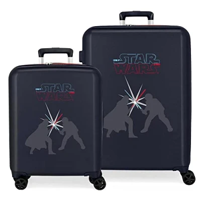Imagen de Star wars Swords Juego de Maletas Azul 55/70 cms Rígida ABS Cierre TSA Integrado 119L 6,8 kgs 4 Ruedas Dobles Equipaje Mano
