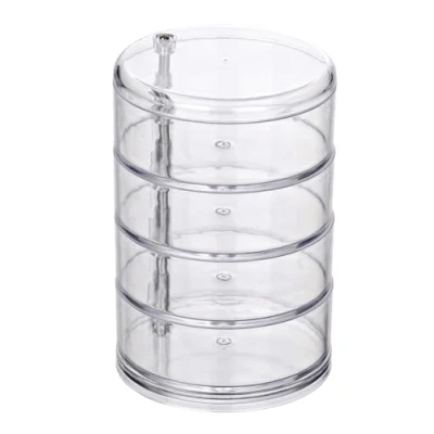 Imagen de Wenko Organizador cosmética Torre Transparente 4 compartimentos