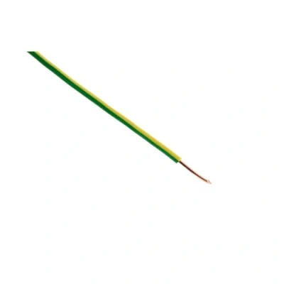 Imagen de Alambre de alimentación eléctrica HO7V U 2,5 mm², color verde y amarillo 5 m