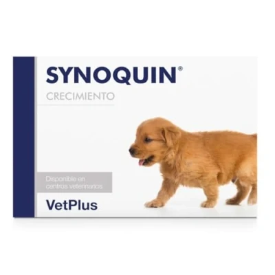 Imagen de Vetplus Synoquin Growth Envase con 60 Comprimidos de Suplemento Nutricional para Perros