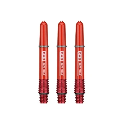 Imagen de Target Darts Rojo Pro Grip EVO Aluminio Cañas Dardos Cortos