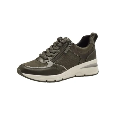 Imagen de Tamaris Zapatillas Veganas para Mujer, Oliva Combinado, 36 EU