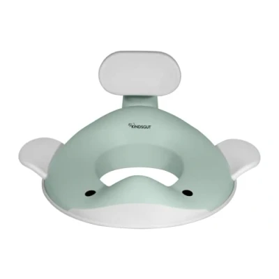 Imagen de Kindsgut Reductor en forma de ballena, para niños, colores suaves y modernos, libre sustancias nocivas apto aguamarina