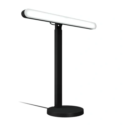 Imagen de Logitech G Litra Beam, luz LED principal premium para gaming, TrueSoft, soporte de escritorio ajustable, ajustes brillo/temperatura color, control aplicación escritorio, PC/Mac, Grafito