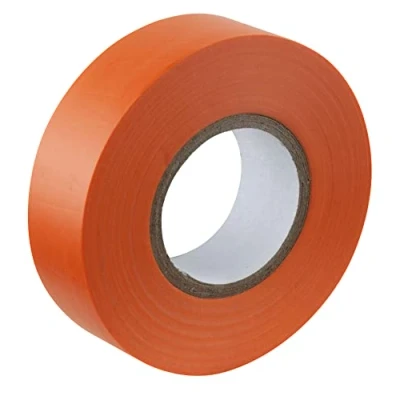Imagen de Gocableties cinta eléctrica naranja, 19 mm x 20 m, aislante de PVC autoadhesiva fuerte para aislar, reparar y proteger cables eléctricos, 1 rollo