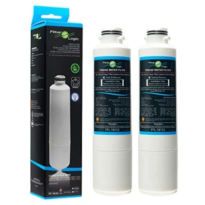 Imagen de Filterlogic 2X FFL 181S2 Filtro de Agua para frigorífico Compatible Samsung DA29 00020B, HAF CIN/EXP, CIN, HAFCIN, DA97 08006A B, E, 08043ABC Cartucho refrigerador Nevera frigo