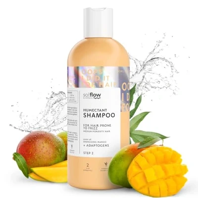 Imagen de So!Flow Champú y Acondicionador para Cabello de Porosidad Media con Aloe Pantenol Nutre, Fortalece Suaviza el Frizz un Saludable Brillante