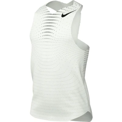 Imagen de Nike Performance Aeroswift Singlet Top, Hombre, Talla: Large, Summit white/black