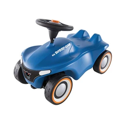 Imagen de Big Bobby Car Neo Azul Vehículo Infantil Antideslizante para Interiores y Exteriores, con neumáticos silenciosos de diseño Moderno, niños a Partir 1 año