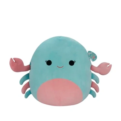 Imagen de Squishmallows SQCR05492 Cangrejo Isler de 20 Pulgadas, Color Rosa y Menta, Multicolor