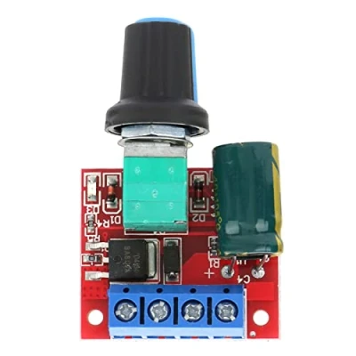 Imagen de Regulador de velocidad del motor CC 5 V 28 A Interruptor tensi¨®n LED Dimmer