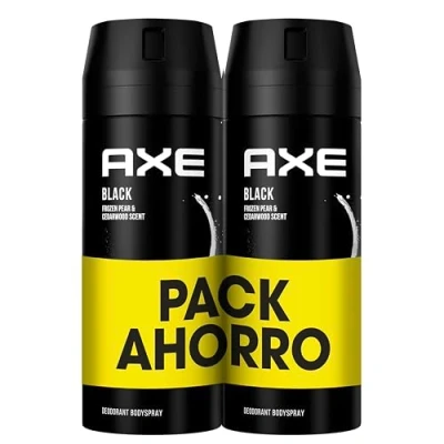 Imagen de Axe Desodorante Antitranspirante Bodyspray BLACK Pack Ahorro 2x150 ML
