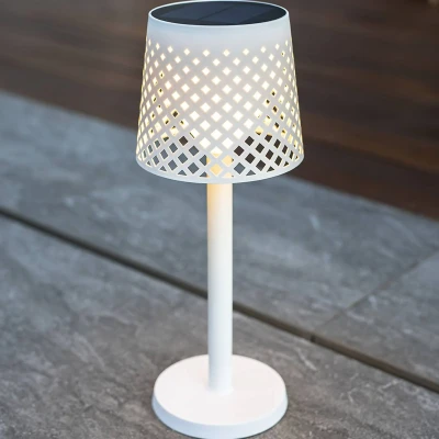 Imagen de GRETA Aplique/Lámpara de mesa/Lámpara pie / Lámpara exterior Solar LED Blanco Nuevo Jardín