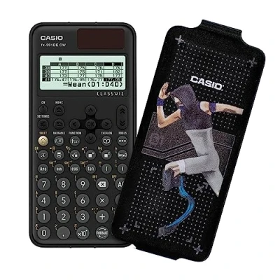 Imagen de Casio FX 991DE CW ClassWiz Calculadora científica técnica con Art Case Runner, menú alemán (edición Limitada)