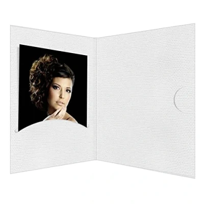 Imagen de 1x100 Daiber Fundas Para Fotografías De Pasaporte Opti line Hasta 7x10 Cm Blanco