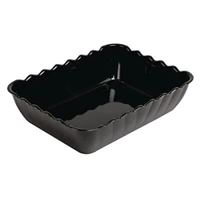 Imagen de Kristallon Ensaladera grande (85 x 335 255 mm), color negro