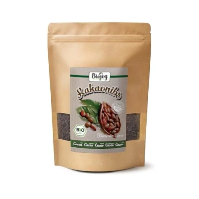 Imagen de Biojoy Nibs de Cacao Puro Ecológico (500 g), crudo y entero (Theobroma Cacao)