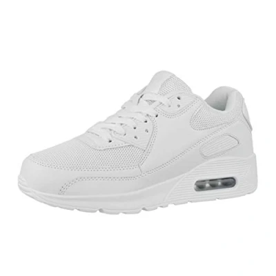 Imagen de Elara Zapatillas de Deporte Unisex Zapatos para Correr Chunkyrayan Blanco H001 Z001 White 36