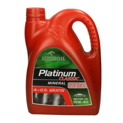 Imagen de Orlen Platinum Classic DIESEL MINERAL 15W 40 4L Aceite de motor QFS404B60 MERCEDES BENZ: SL Cabrio, Clase C Berlina, E Berlina
