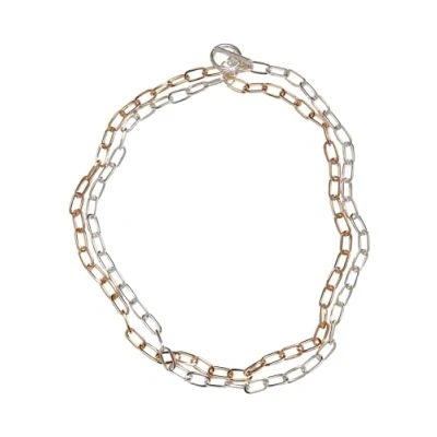 Imagen de Urban Classics Layering Collar, Hombre, Talla: One Size, Gold silver