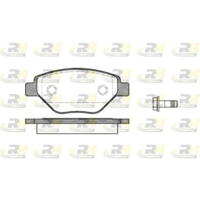Imagen de ROADHOUSE 2977.00 Juego de pastillas freno Eje delantero con tornillos, lámina adhesiva accesorios RENAULT: MEGANE 2, 2 Stufenheck