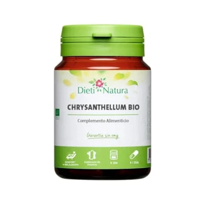Imagen de Dieti Natura Chrysanthellum BIO 200 Cápsulas Planta Fitoterapéutica que Combate los Radicales Libres y Ayuda a una buena Digestión Potente Hepatoprotector Fabricado en Francia, Sin OGM