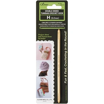 Imagen de Clover Aguja Ganchillo tunecino Bambu 5.0 mm 1306/H