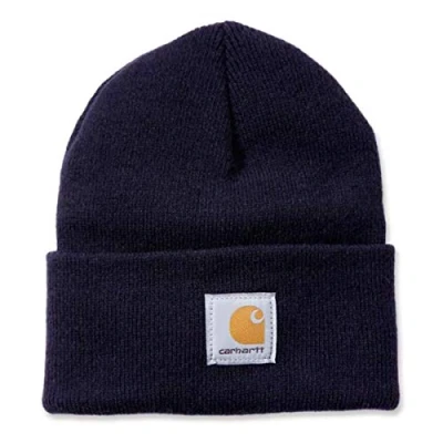 Imagen de Carhartt Workwear A18 Reloj acrílico Sombrero Gorro Unisex de Invierno Azul 6437