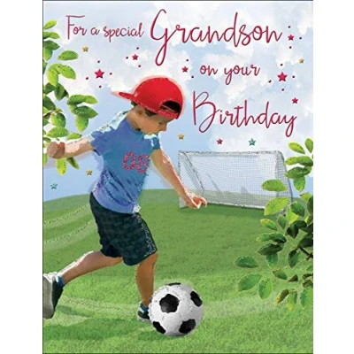 Imagen de Tarjeta de cumpleaños para nieto 20 x 15 cm Regal Publishing