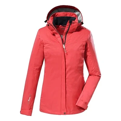Imagen de killtec Mujer Chaqueta funcional/chaqueta de exterior con capucha desmontable KOS 133 WMN JCKT, coral pink, 52, 38383 000