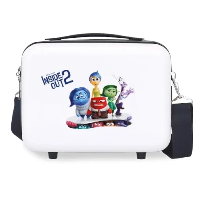 Imagen de Disney Inside out 2 Accesorio de Viaje Neceser, Unisex niños, Blanco, Talla única