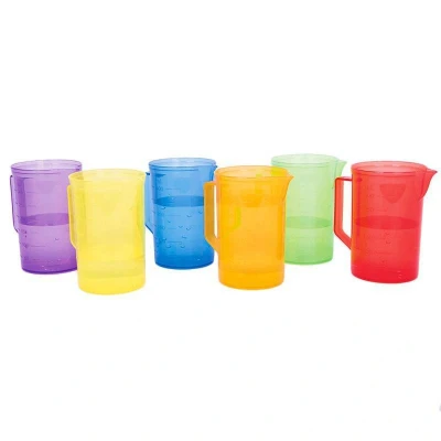 Imagen de Jarras de plástico colores 300 ML (6) TICKIT