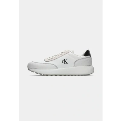 Imagen de Calvin Klein Jeans Athleisure Runner Zapatillas, Hombre, Talla: 40, Bright white/black Zapatos