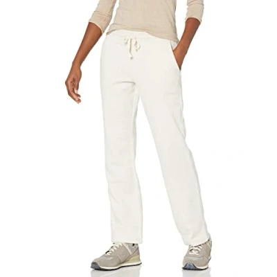 Imagen de Amazon Essentials Pantalón de chándal en Felpa con Pernera Recta (Disponible Tallas Grandes) Mujer, Avena Mezcla, L