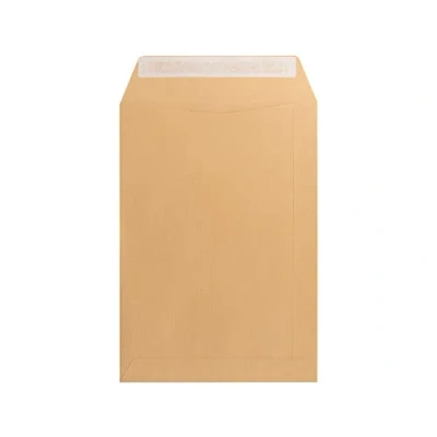 Imagen de SOBRE LIDERPAPEL BOLSA N.11 KRAFT FOLIO PROLONGADO 250X353MM TIRA DE SILICONA CAJA 250 UNIDADES