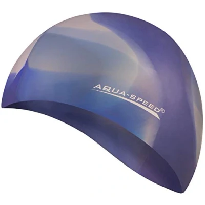 Imagen de Aqua Speed Bunt Set Gorro de baño + Pequeño Toalla Microfibra Gorra natación Unisexo 33. Colorido / 85