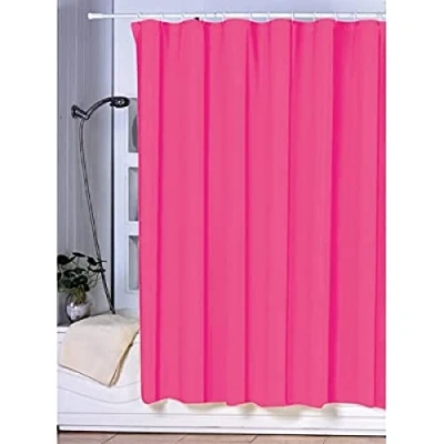 Imagen de MSV PEVA Cortina de Ducha 180 x 200 cm, Rosa