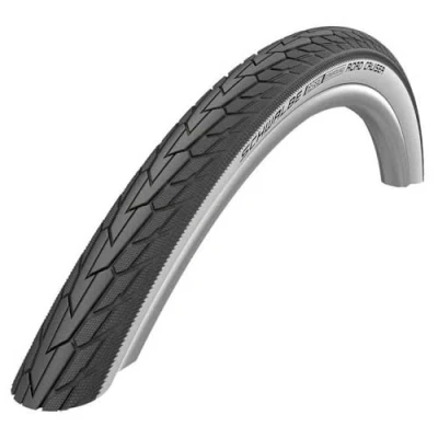 Imagen de SCHWALBE Reifen PP Road Cruiser Active Line Twin Skin K Guard SBC Neumático con Cable (20 x 1,75 Pulgadas), Color Negro, Unisex, Black/Whitewall, 20x1.75