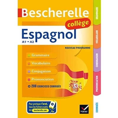 Imagen de Espagnol Collège A1 a2 : Grammaire Vocabulaire Conjugaison Prononciati