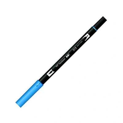 Imagen de Rotulador Abt Dual Brush 515 Light Blue Tombow