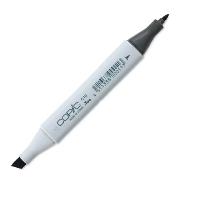 Imagen de Copic Classic C 10, Cool Gray No. Rotulador Doble con Punta Mediana y Fina