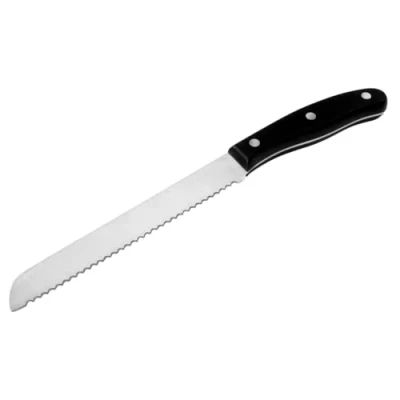 Imagen de Nirosta Fit Cuchillo Panero 31cm, para Cortar Pan, Hoja de Sierra Muy Afilada, Acero Inoxidable y Mango Plástico POM con 3 Remaches, 1 ud