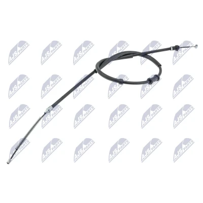 Imagen de NTY HLR FT 006 Cable de Freno Mano Atrás derecha 1435, 1175 Tambor