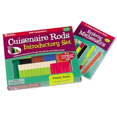 Imagen de Learning Resources Set de introducción a las regletas Cuisenaire plástico