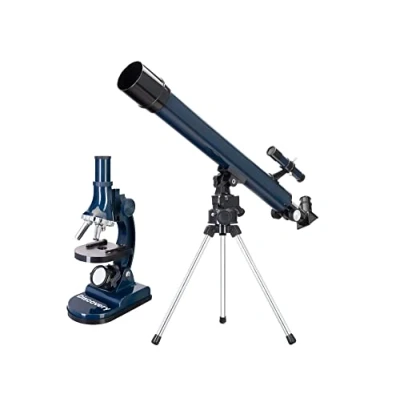 Imagen de Set De Microscopio y Telescopio Educativo Discovery Scope 2 para Niños con Accesorios Libro En Italiano