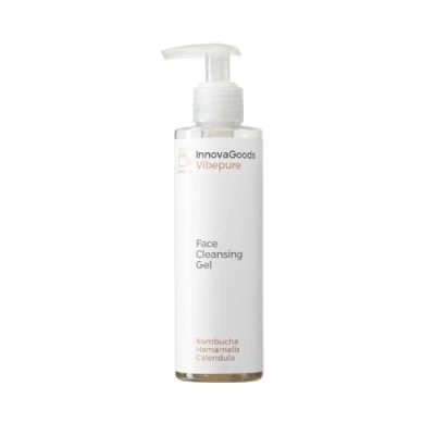 Imagen de InnovaGoods limpiador facial 200 ml con kombucha, hamamelis, caléndula &amp; symcalmin, gel hidrata, ilumina, Limpia la piel en profundidad ingredientes naturales para todo tipo de