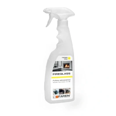 Imagen de Faren Fireglass, Limpiador de Hollín para Chimeneas Cristales Líquidos, Efectivo y Seguro, 750 ml