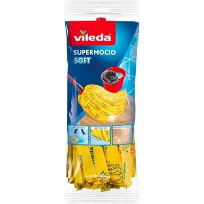 Imagen de Vileda 128263 Fregona, 30% microfibra, color amarillo