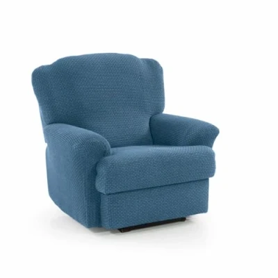 Imagen de SOFASKINS® Funda para Sillon Relax reclinable, súper elástica, Sofa con diseño Exclusivo, Transpirable y Duradera, sofá fácil de Colocar. Medida 70 90Cm. Color Celeste